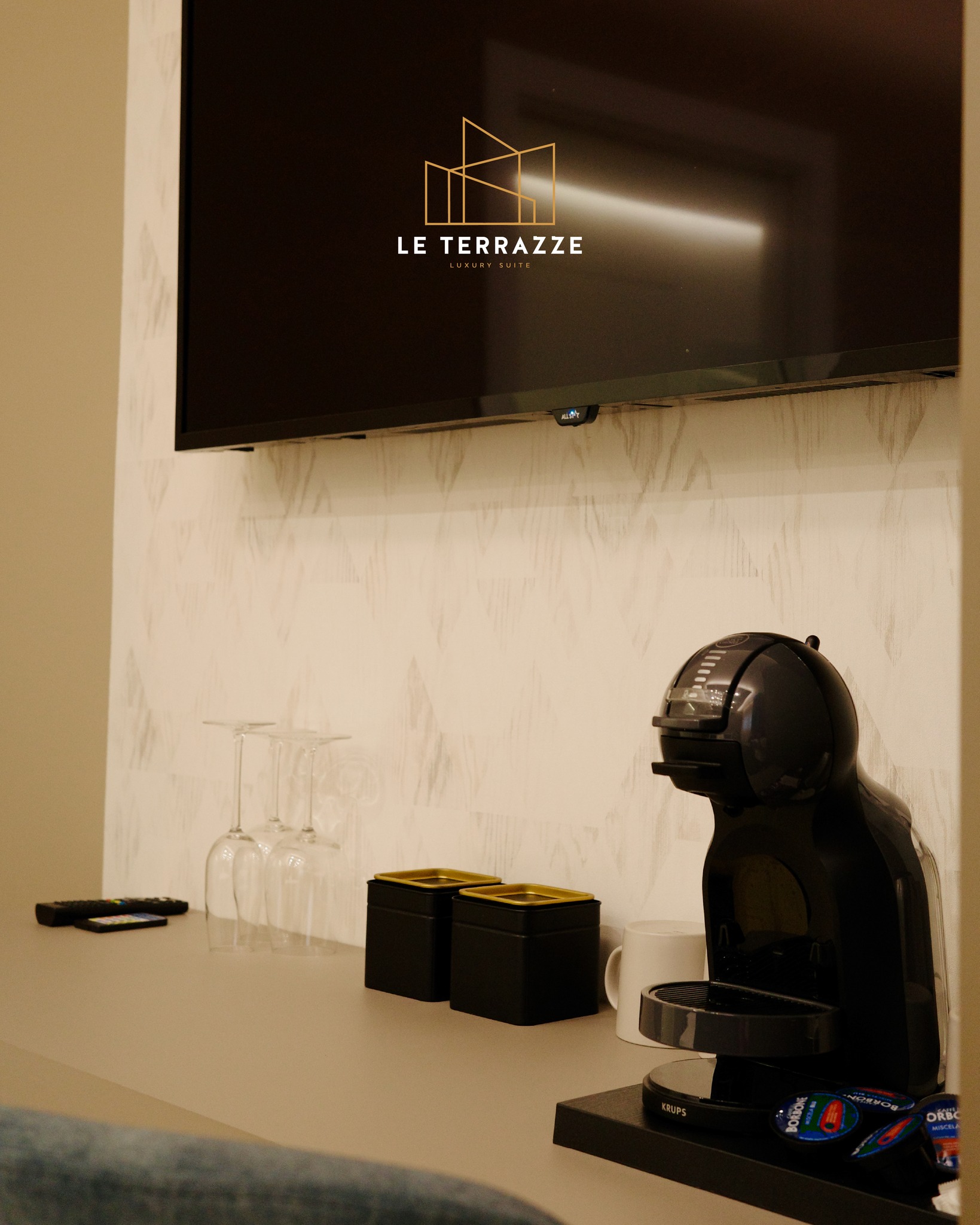 In-suite details at Le Terrazze