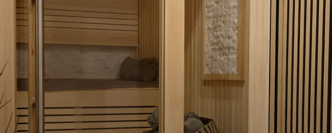 Private sauna at Le Terrazze Luxury Suites